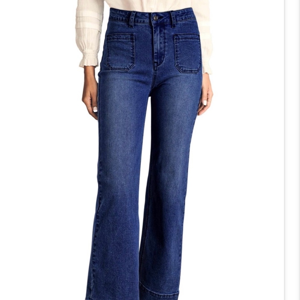 Women's Blue Flared Jeans